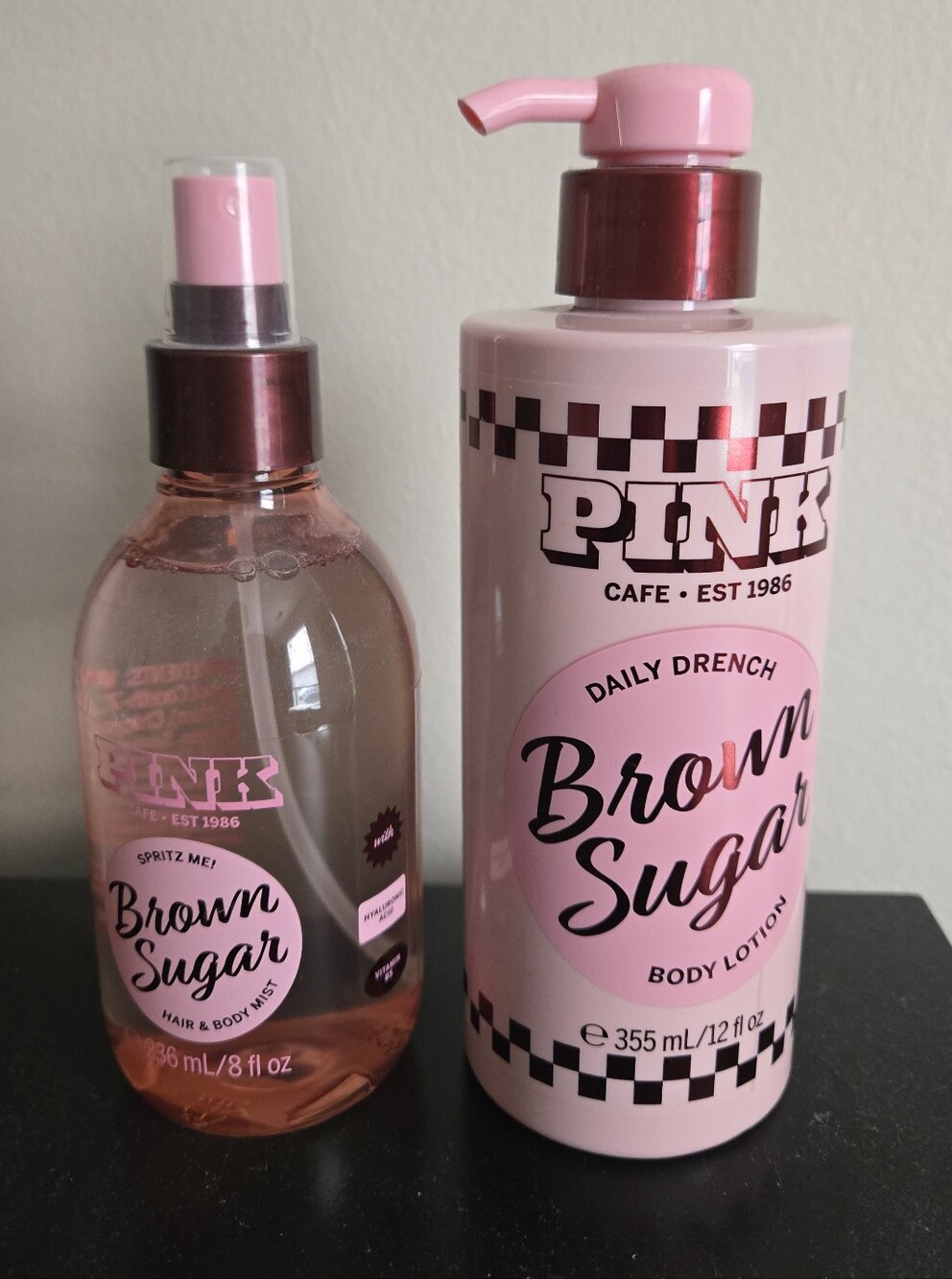 PINK Brown Sugar Body Mist & Lotion